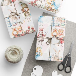 Alice in Wonderland Wrapping Paper: Whimsical Gift Wrap image 5