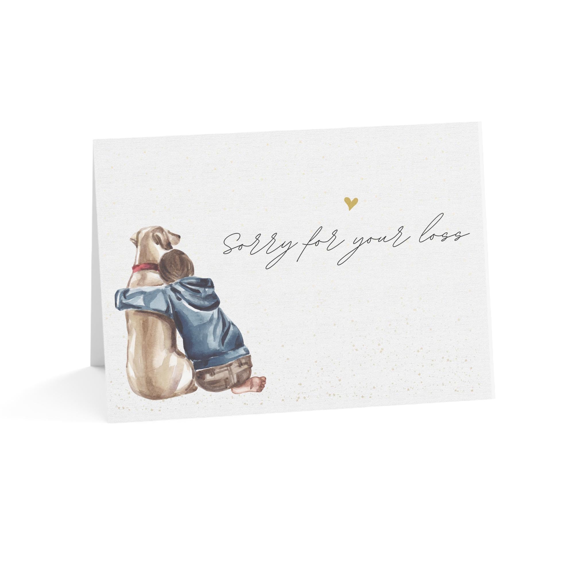 Sympathy card for Pet Loss - blank inside