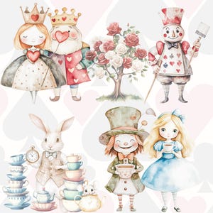 Alice in Wonderland Wrapping Paper: Whimsical Gift Wrap image 2