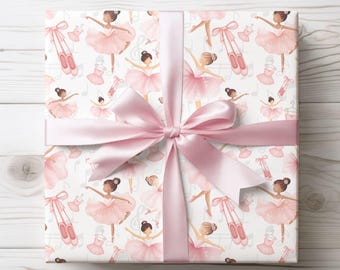 Ballet Gift Wrap: Ballerinas, Slippers, Musical Notes