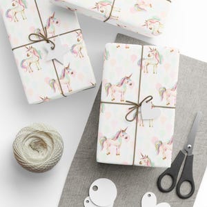 Magical Unicorn Gift Wrap image 2