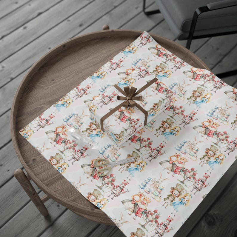 Alice in Wonderland Wrapping Paper: Whimsical Gift Wrap image 8