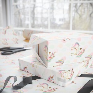 Magical Unicorn Gift Wrap image 4