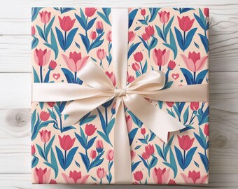 Blumiges Geschenkpapier für jeden Anlass