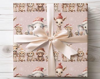 Niedliches Geschenkpapier für die Feiertage