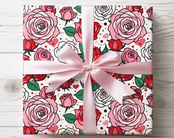 Romantisches Geschenkpapier