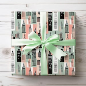 Chic Cityscape Wrapping Paper