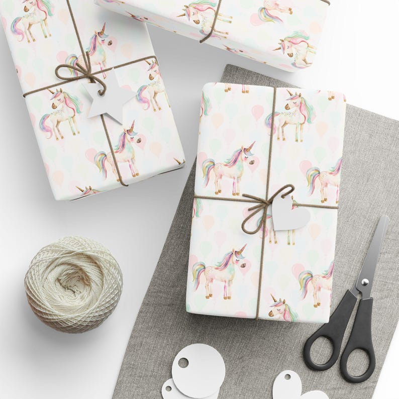 Magical Unicorn Gift Wrap image 8