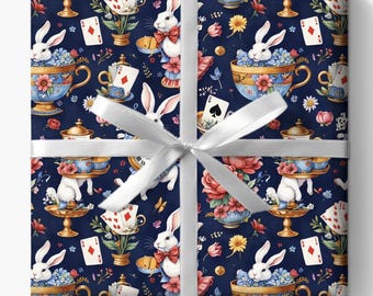 Papel de regalo elegante con temática de cuento de hadas: ideal para los regalos de tu fiesta del té.