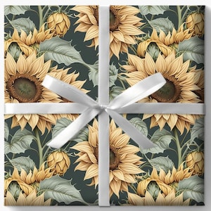 Brighten Up Your Gifts with Sunflower Wrapping Paper