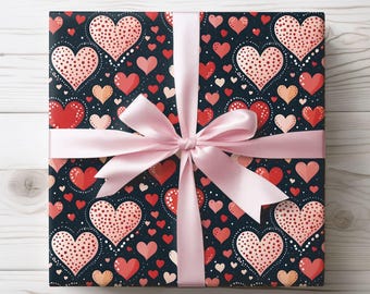 Heart Pattern Wrapping Paper