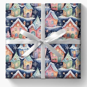 Christmas Village Gift Wrap
