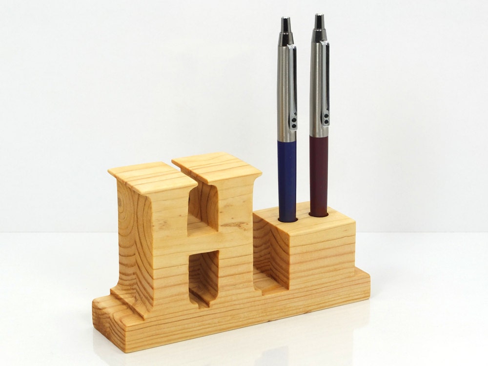 Desk Pen Holder Fountain Pen Stand Leather 10 Pen Holder For
