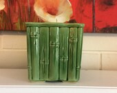 Ceramic Bamboo Planter Pot Vase USA 4055