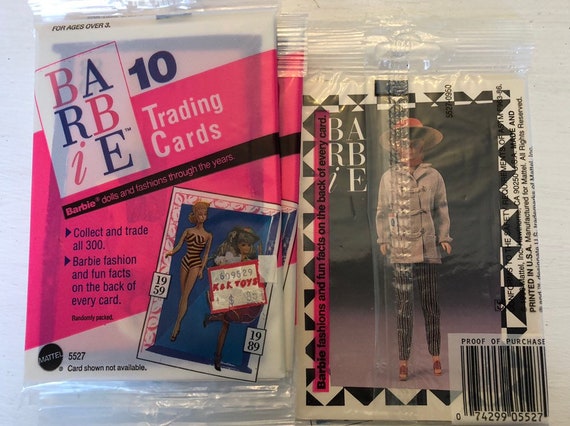 barbie trading cards
