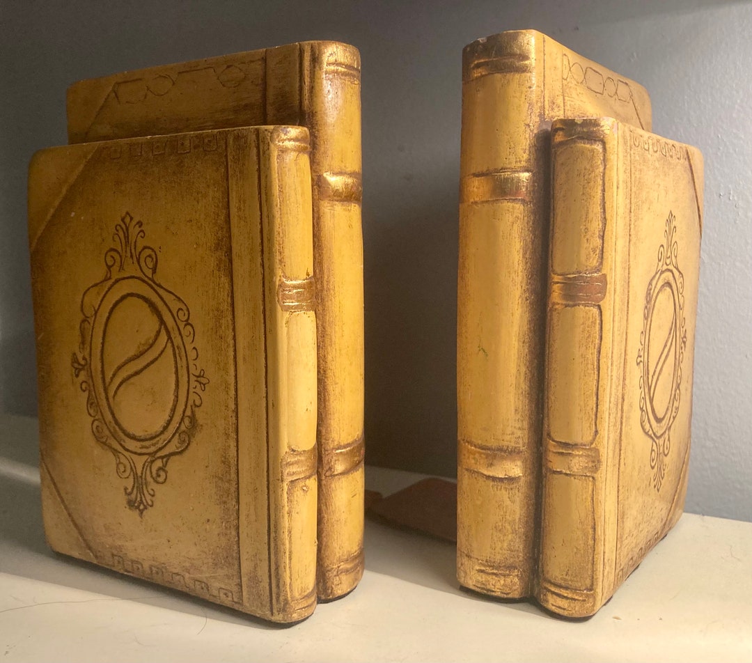 Vintage Ceramic Bookends Etsy