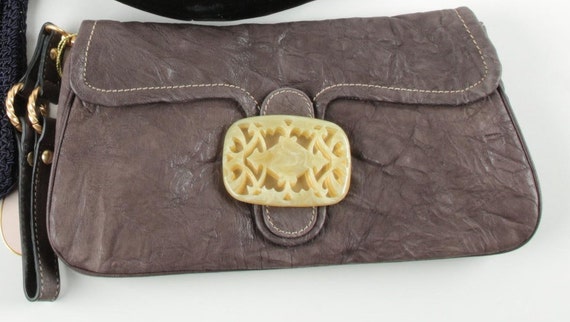 Tracy Reese New York Vintage Suede Handbag, tags … - image 1