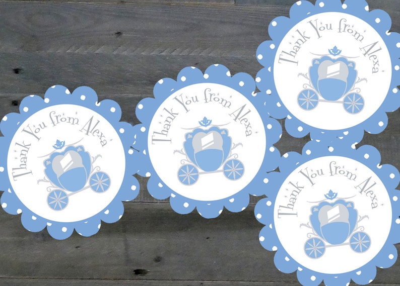 PRINCESS Favor Tags Princess Gift Tags Princess Thank You Tags Princess Party Favor Tags Princess Thank You Stickers