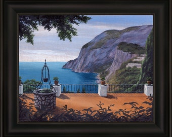 Island of Capri - Framed