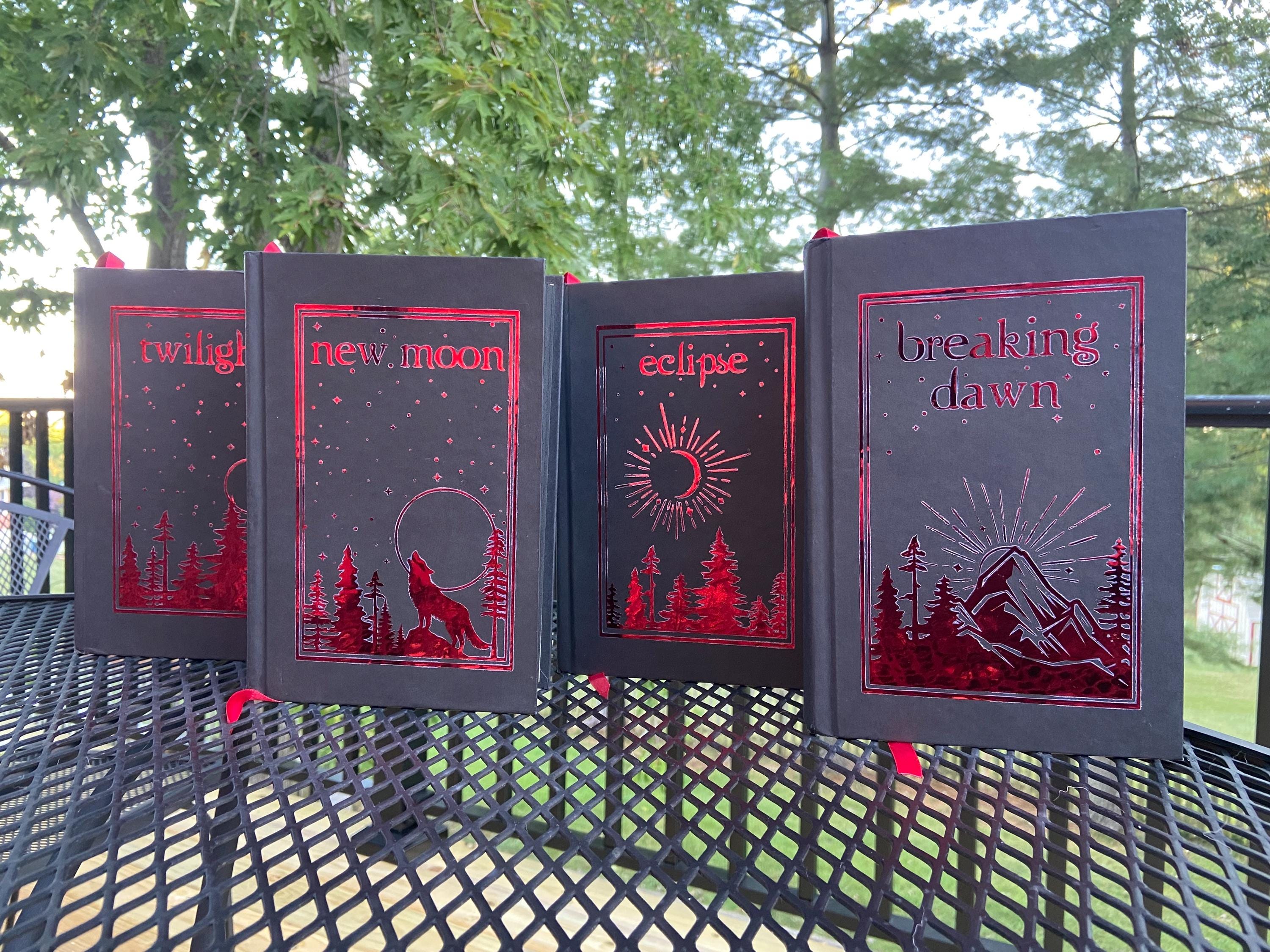 Twilight Book Series Red Special Edition With Sprayed Edges