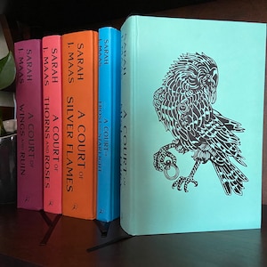 ACOTAR Book Sepcial Edition with Sprayed Edges ~ Custom Painted A Court of Thorns and Roses ~