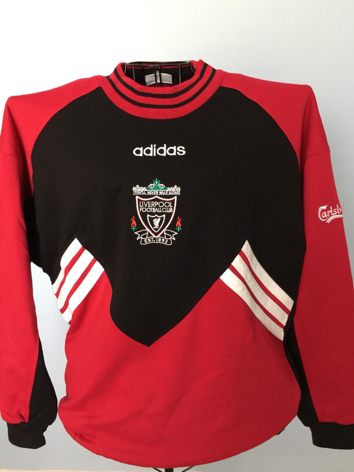Vintage Adidas Liverpool F.C. Carlsberg Pullover Sweatshirt - Etsy