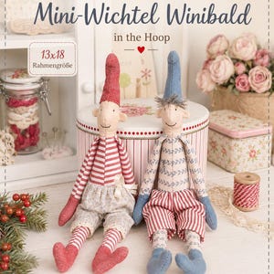 ITH Wichtel Winibald  13x18 in the Hoop Stickdatei Stickmaschine