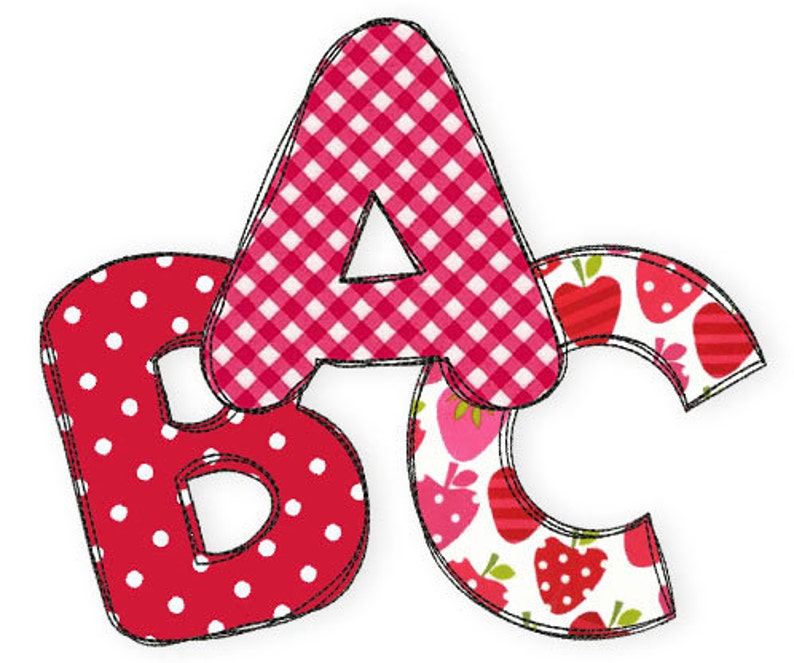 Doodles ABC Machine Embroidery designs Etsy