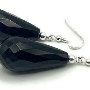 Orecchini Tondi in Argento 925 con Onice Nera e Marcasite - Orecchini