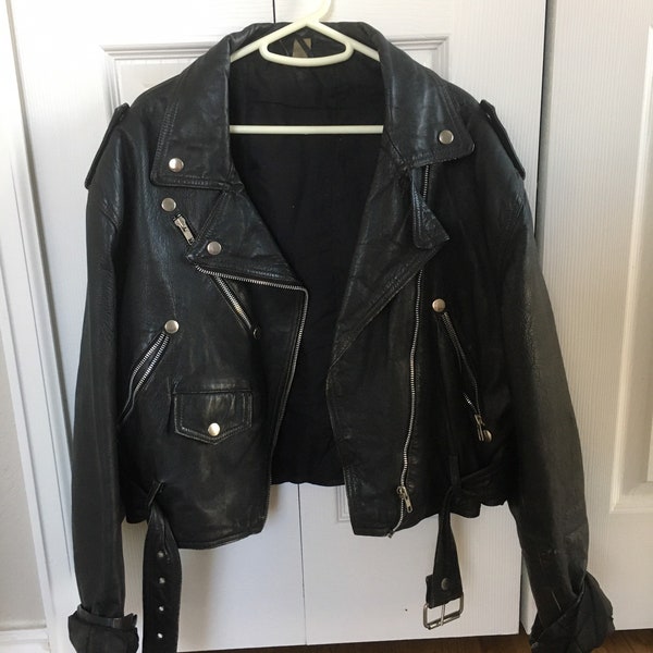 Vintage leather jacket