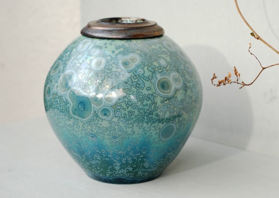 Urns For Human Ashes Blue Cremation Urns Decorative Urns Etsy