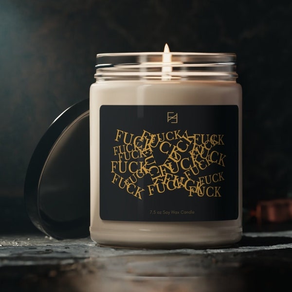 Fucking*k Funny Candle Gift Friend Present Funny Gag Gift Candle Adult Humor Gift Curse Word