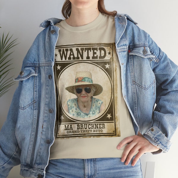 Personalized Tshirt Wanted Poster T-shirt Custom Funny Shirt Gag Gift Custom Bachelorette Personalized T-shirt Present Old Western