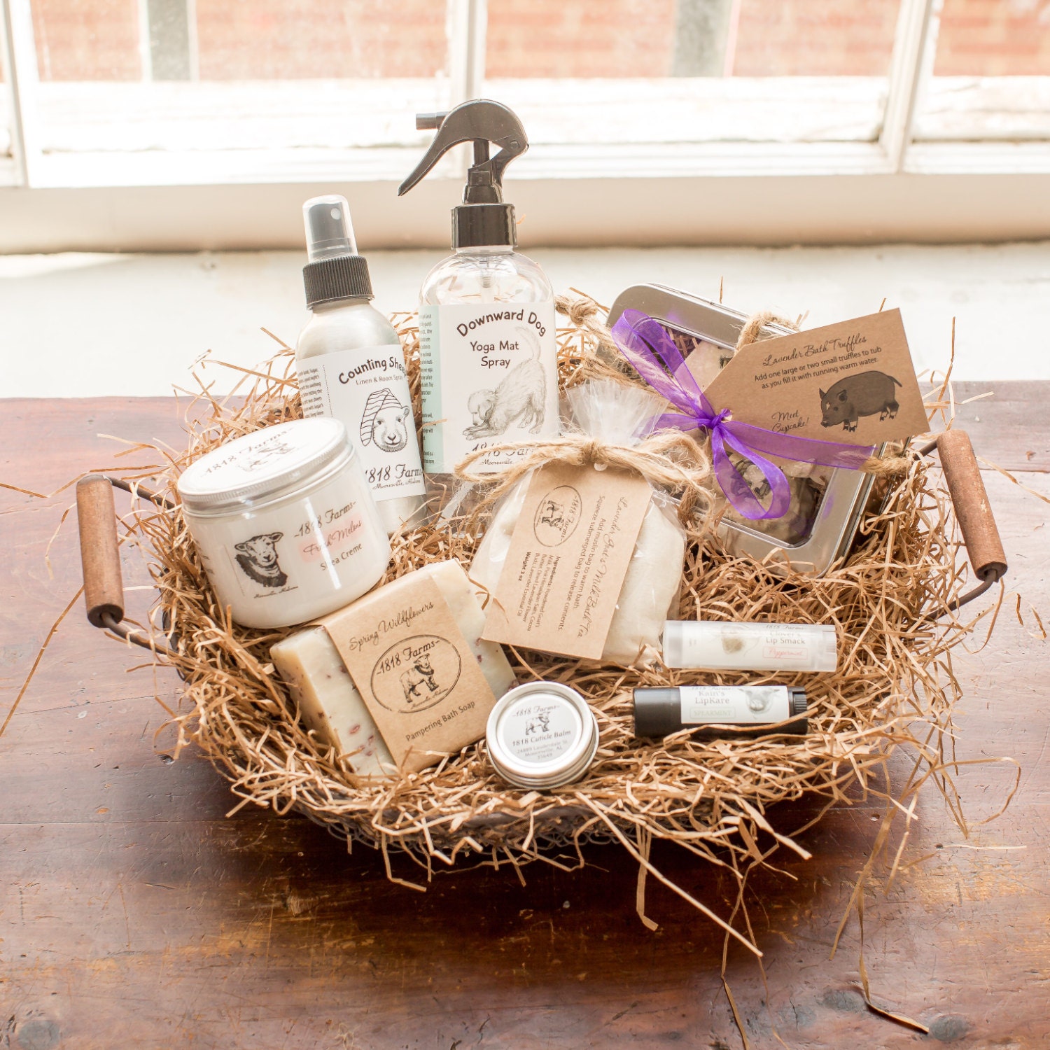 Everything on the Farm Gift Basket Etsy