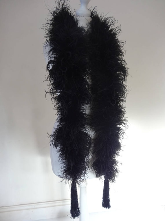 20's Ostrich Boa. long and Decadent.
