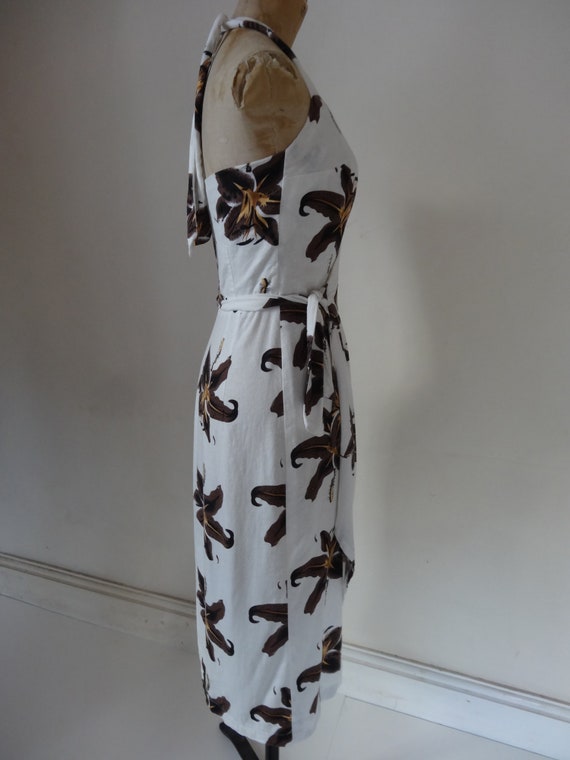 50's Hawaiien Dress. Hibiscus. - image 10