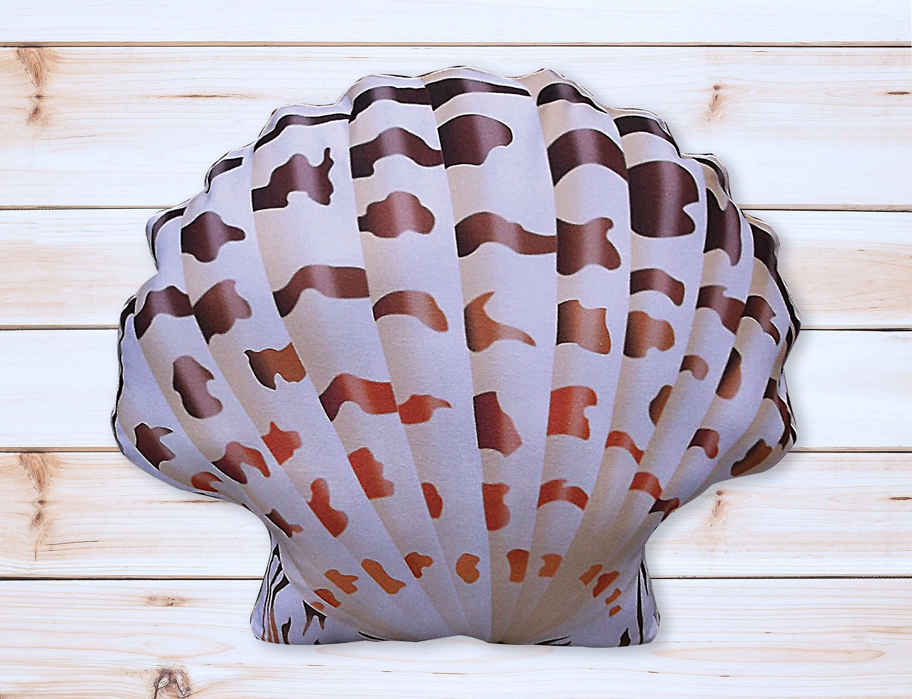 Shell Pillow Nautical Pillow Sea Shell Beach Pillow Etsy