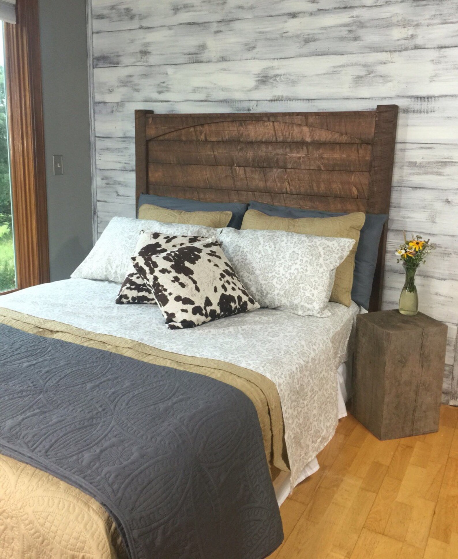 Wood Headboard Arch Headboard Farmhouse Style Headboard Etsy