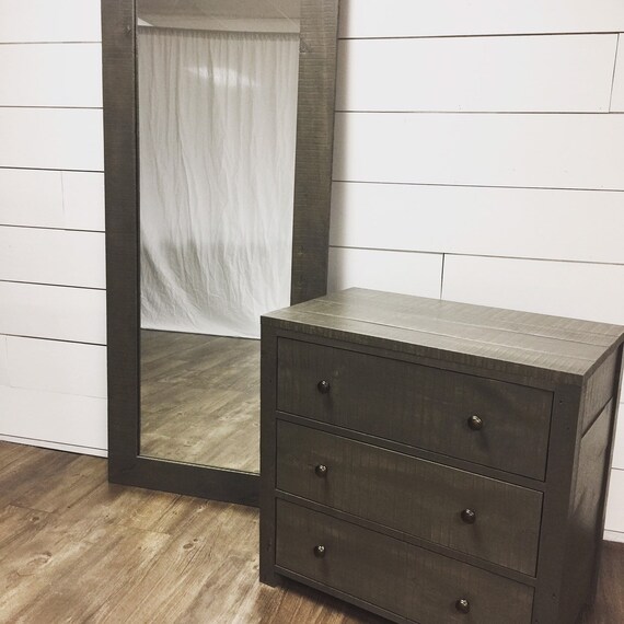 Full Length Mirror Bedroom Set Bathroom Decor Farmhouse Rustic Wall Hanging