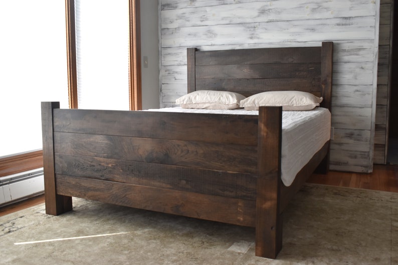 Platform Bed Beds Frame Rustic Image 0