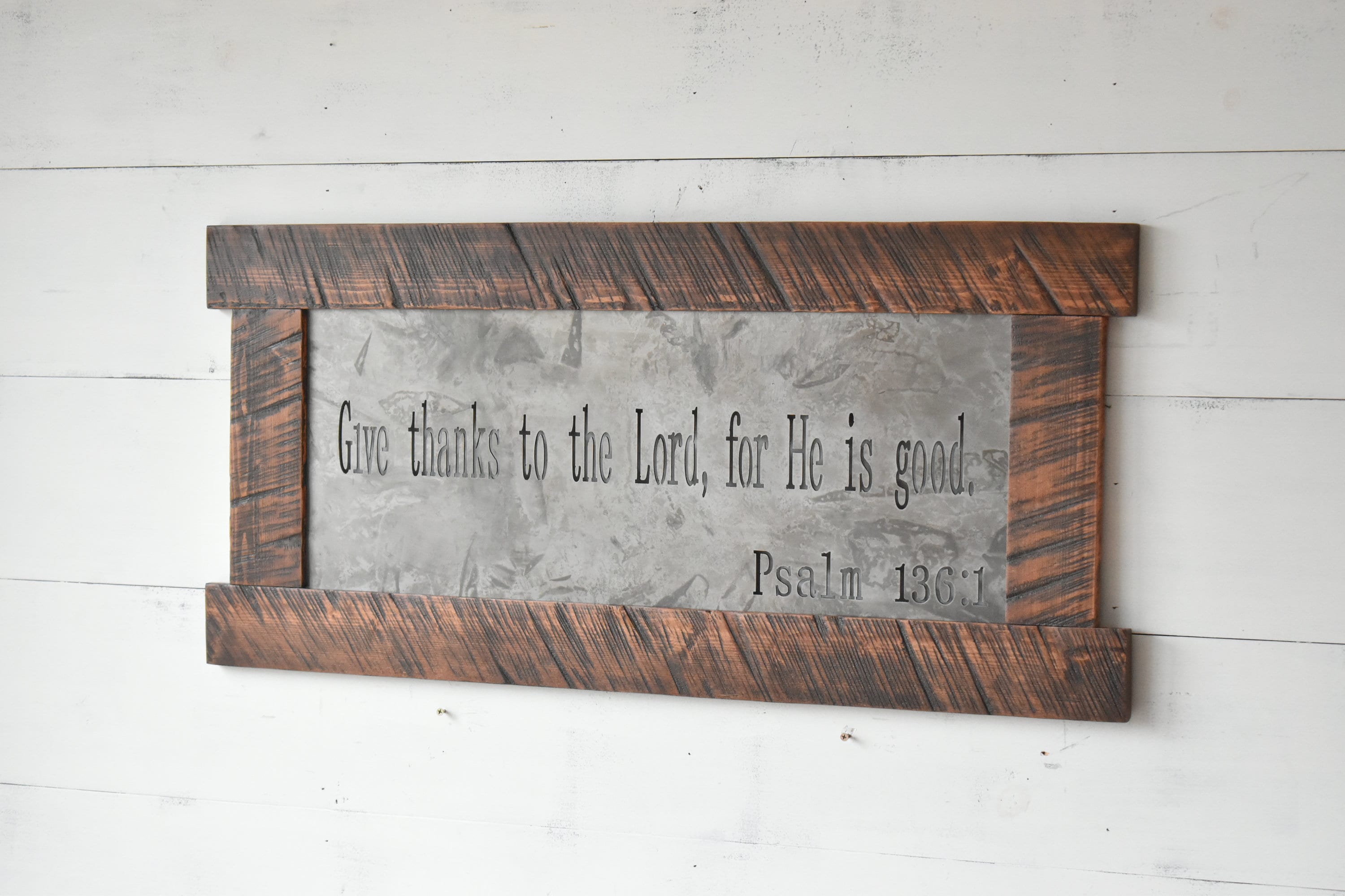 Metal Sign Metal Wall Art Scripture Sign Signs Home Sign Etsy