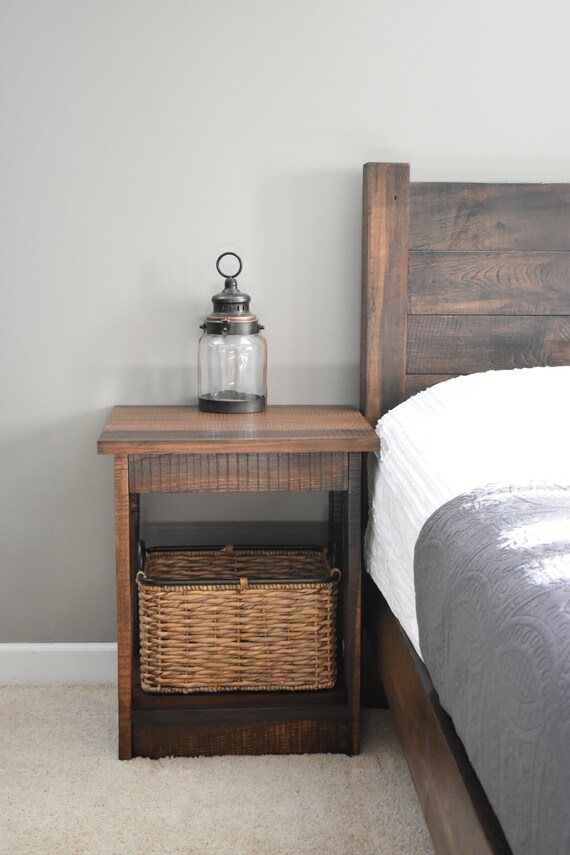 Farmhouse Nightstand End Table Bedroom Furniture Book Shelf Book Case Book Shelves Night Stand Living Room Set Entry Table