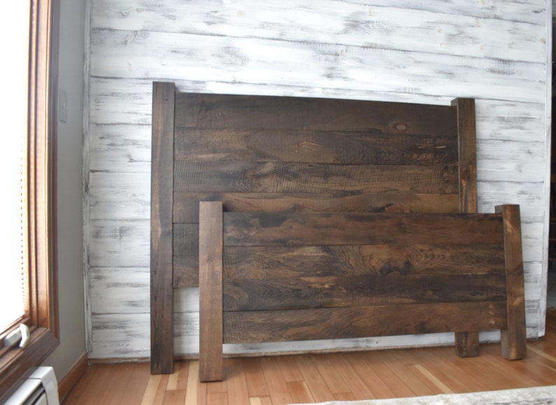 Farmhouse Headboard And Footboard Queen King Image 0