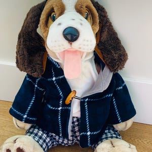 Vintage Collectible Plush Dog, Vintage Plush dog, Fine Toy Co Plush Dog, Collectible Plush Toys, Vintage Plush Dog, Plush Gifts for kids