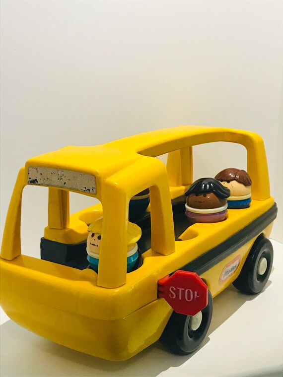 little tikes school bus ride on