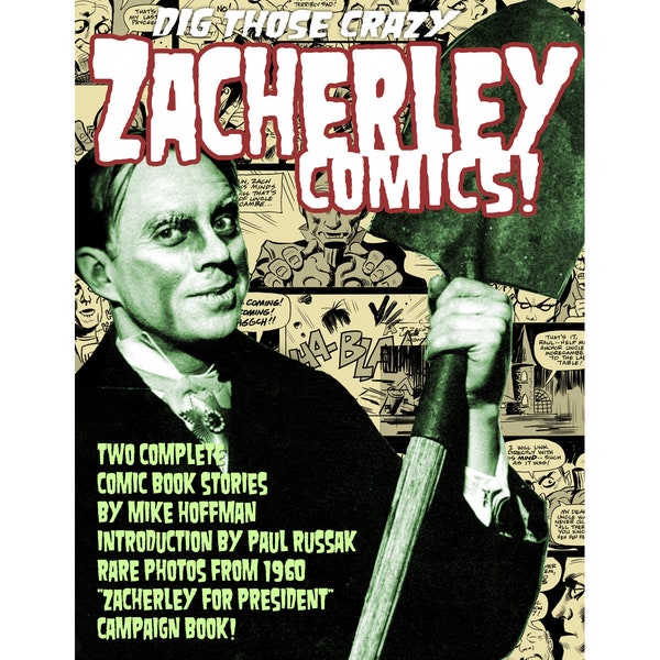 Dig Those Crazy ZACHERLEY COMICS Download Monster tv Retro Horror Host Comic Mike Von Hoffman