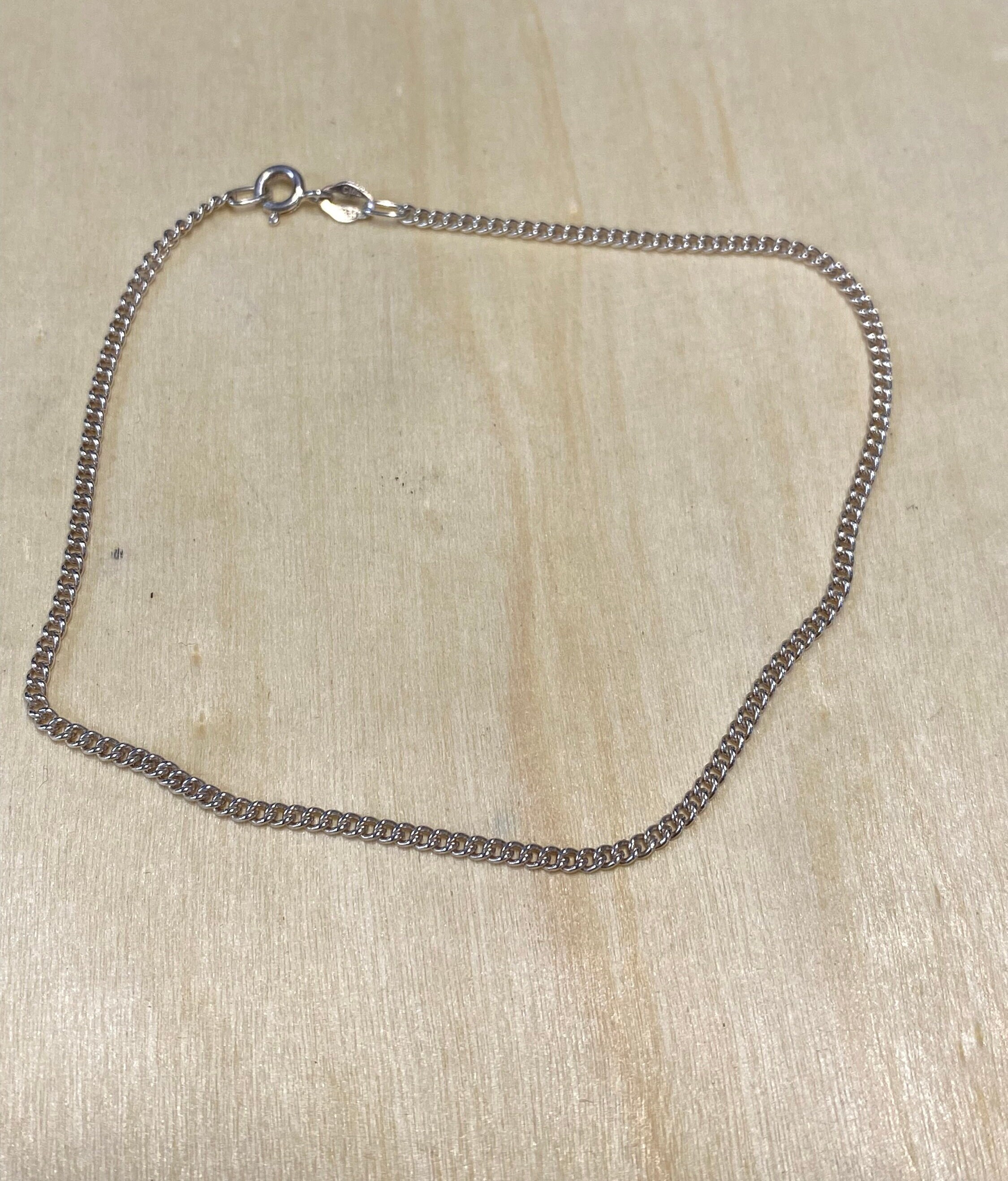 Bracelet De Cheville Clever Schmuck - Argent 925, Boules Brillantes - 27 Cm