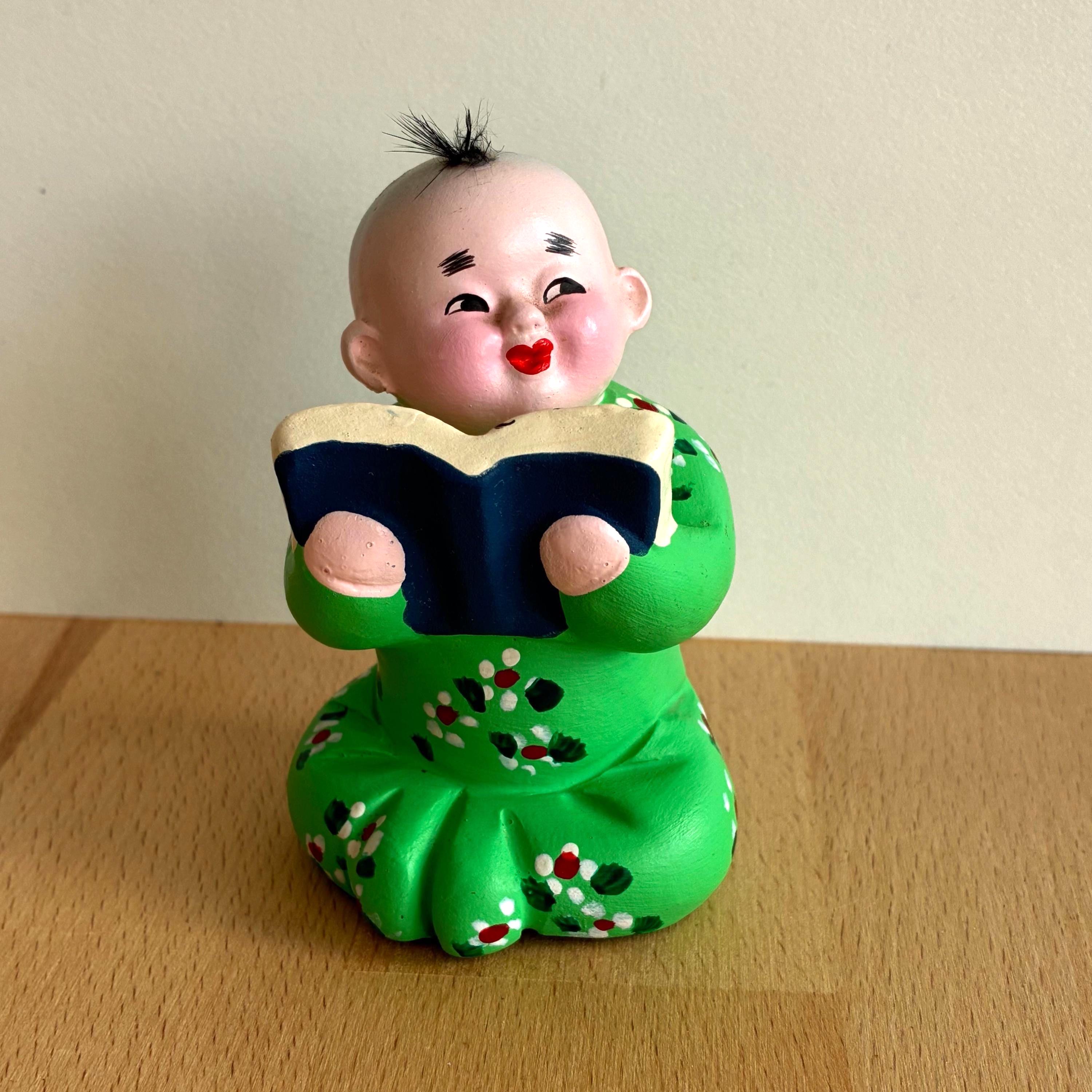 Chinese boy figurine - Etsy 日本