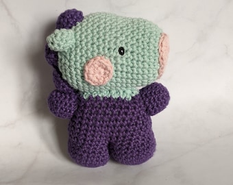 Patrones BT21 PDF (solo descarga digital) Patrón amigurumi de crochet BT21minini - Versión Mang (pre-revelación)