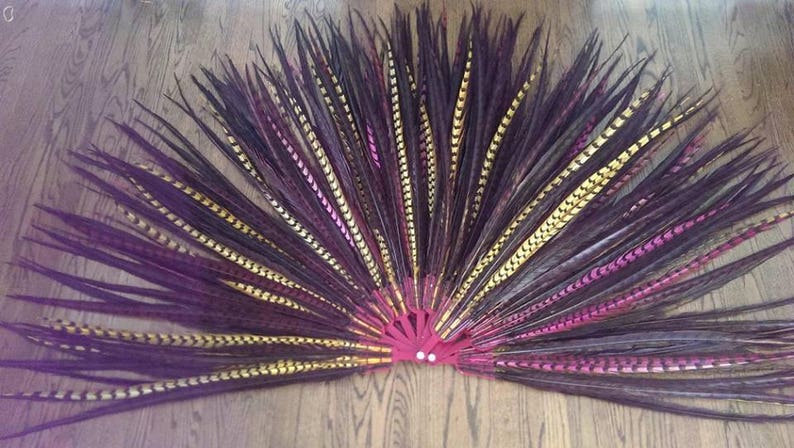 peacock and more! for pheasant Flute staves fan kit